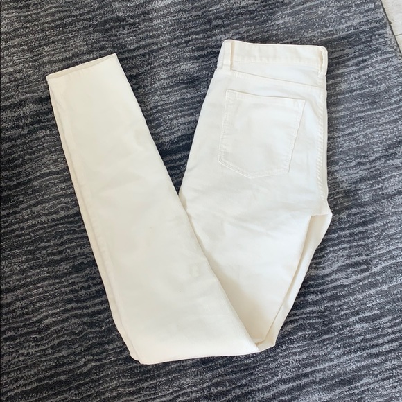J.Crew Ecru/ white Cord Corduroy Jeans 26 Tall - Picture 2 of 6